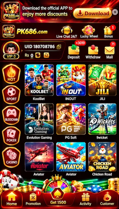 PK 686 Game Dashboard image