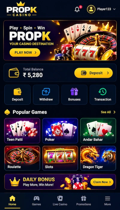 Propk Game Dashboard image
